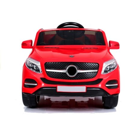 Kinderfahrzeug SUV LL858 Rot 2x45W EVA-Reifen Ledersitz USB SD MP3 LED Kinderauto
