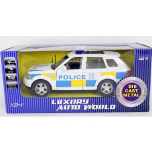 Polizeiauto mit Licht & Sound 12cm inkl. Knopfbatterien