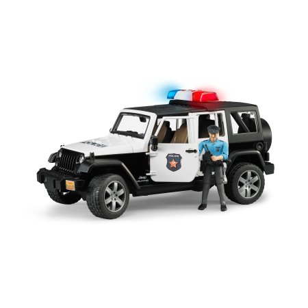 BRUDER Jeep Wrangler Unlimited Ruicon Polizeifahrzeug