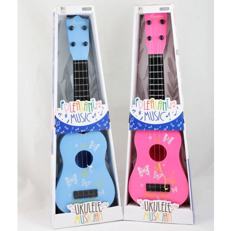 Gitarre Ukulele 55cm 2 Farben rosa, blau
