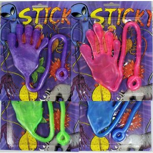 Snapperhand diverse Farben Sticky, Blister 14,5x18,5cm