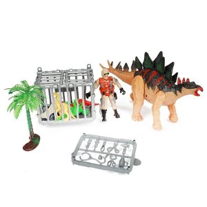 World of Dinosaurier Spielset Dino Stego mit Zubehör