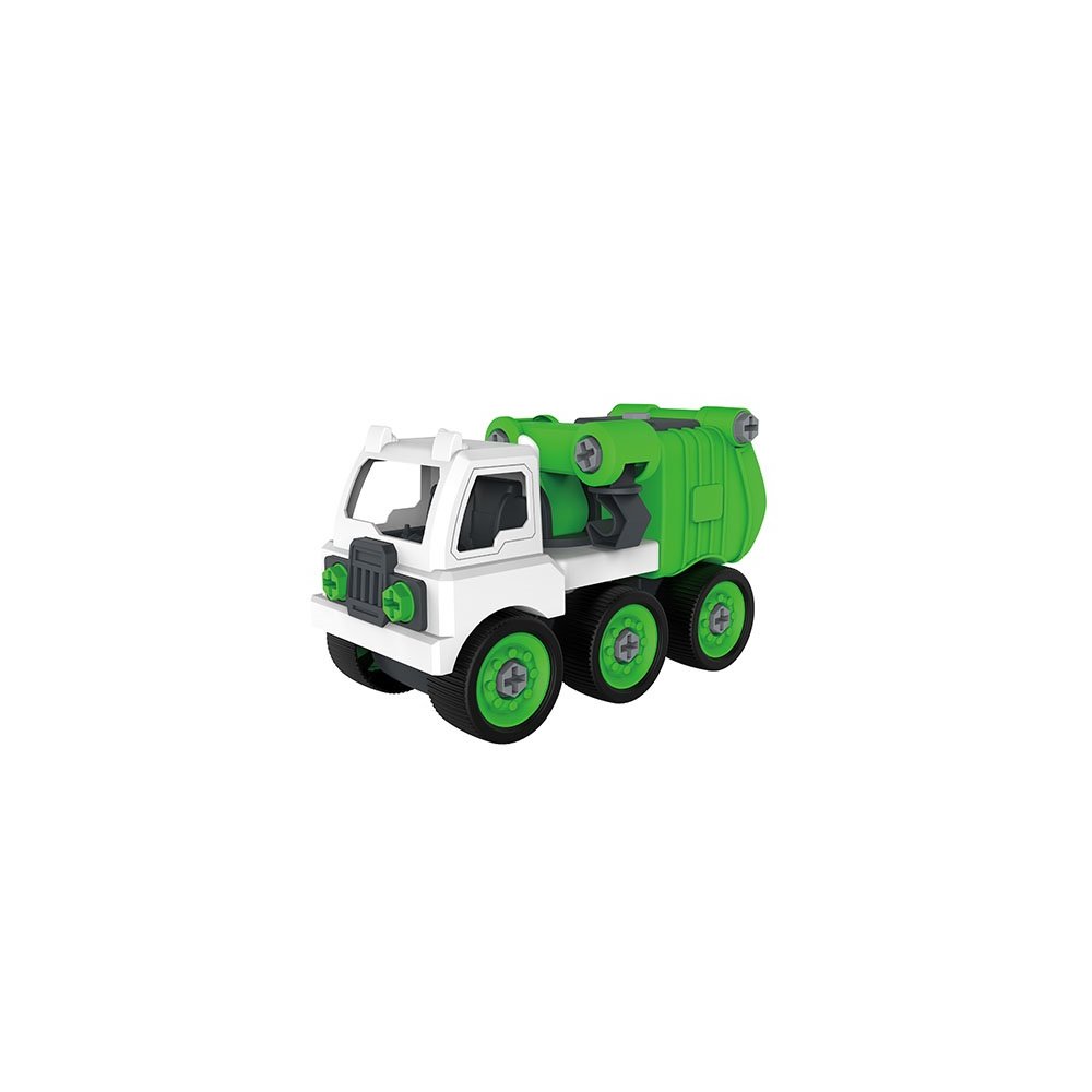 Müllwagen Cars & Trucks + Schraubendreher + Schraubenschlüssel DIY