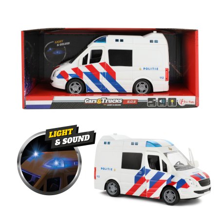 CARS & TRUCKS Polizeibus (NL) mit Friktion Licht und...