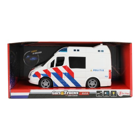CARS & TRUCKS Polizeibus (NL) mit Friktion Licht und...