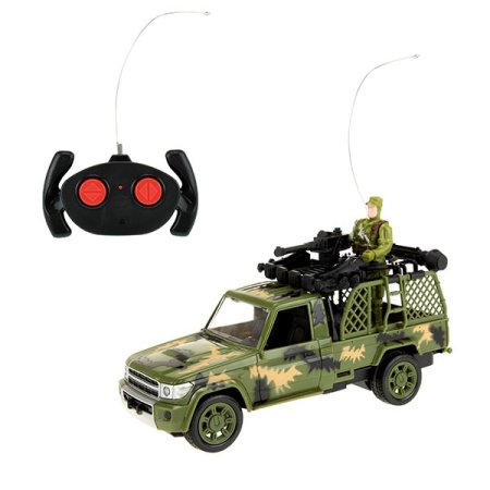 ALFAFOX Auto Jeep Militär R-C mit Soldat